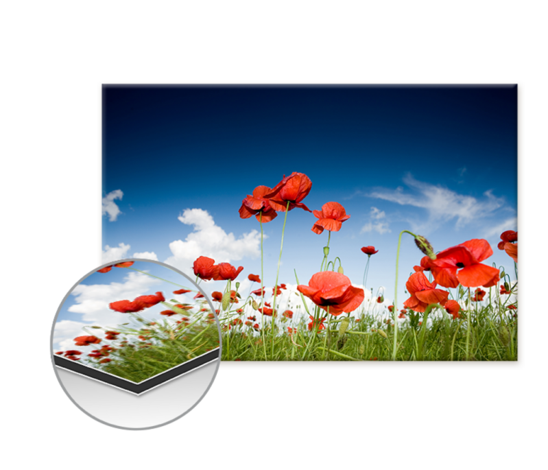 Poster auf Alu-Dibond Querformat Standard